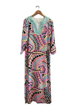Sail to Sable Pastel Print Maxi Dress Size XS MSRP $248